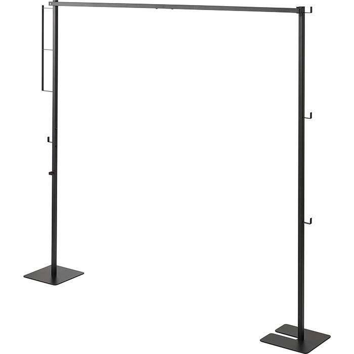 山崎実業 折り畳み室内物干し tower 公式 タワー 室内干し 部屋干し 一時干し 洗濯物干し ランドリー 布団干し おりたたみ 花粉 黄砂 対策 ブラック 6620