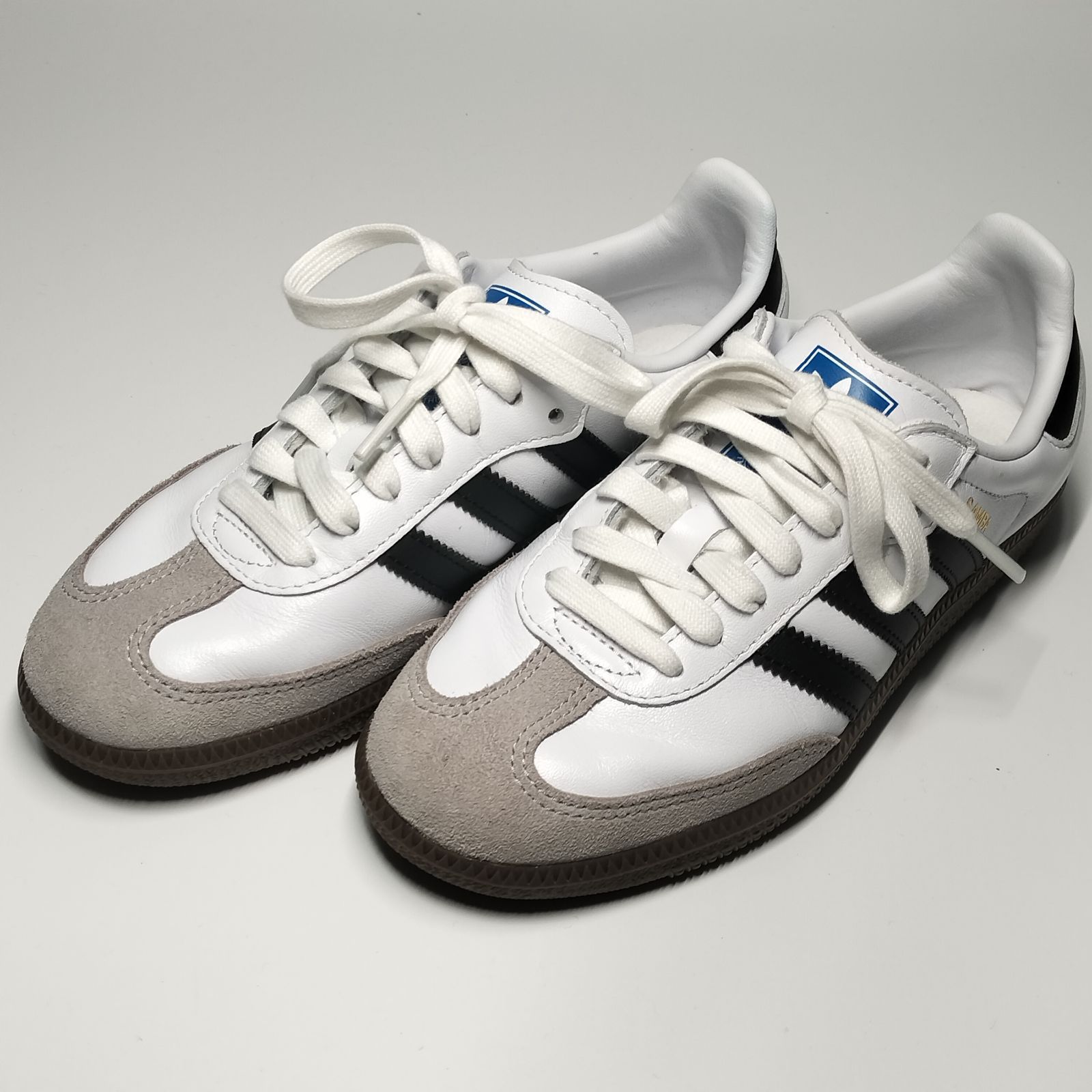 未使用品】adidas samba OG クラウドホワイト/コアブラック 22.5