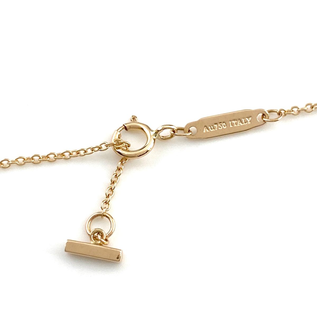 ティファニー TIFFANY＆CO Tスマイルネックレス ミニ ピンクゴールド  