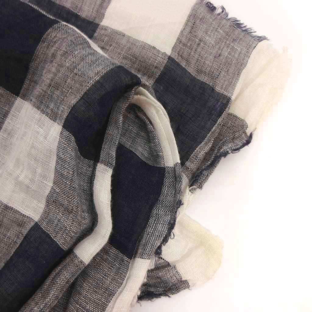 ダニエラグレジス DANIELA GREGIS リネン 大判 ストール チェック