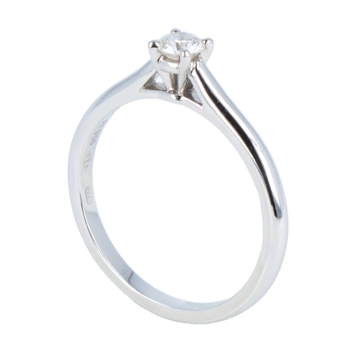 Cartier】 カルティエ 1895 ソリテールリング ダイヤモンド 0.23ct 