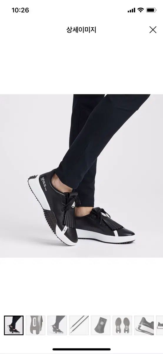 ウォルター.ジェヌイン　ゴルフシューズ　HELEN MEN ブラック-ホワイト ウォルター.ジェヌイン ゴルフシューズ HELEN MEN ブラック