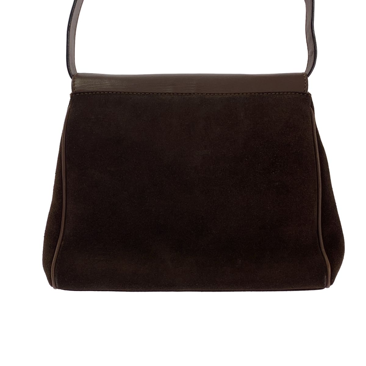 社会的な CELINE セリーヌ サークルロゴ レザー ショルダーバッグ 未分類 ブラウン レディース