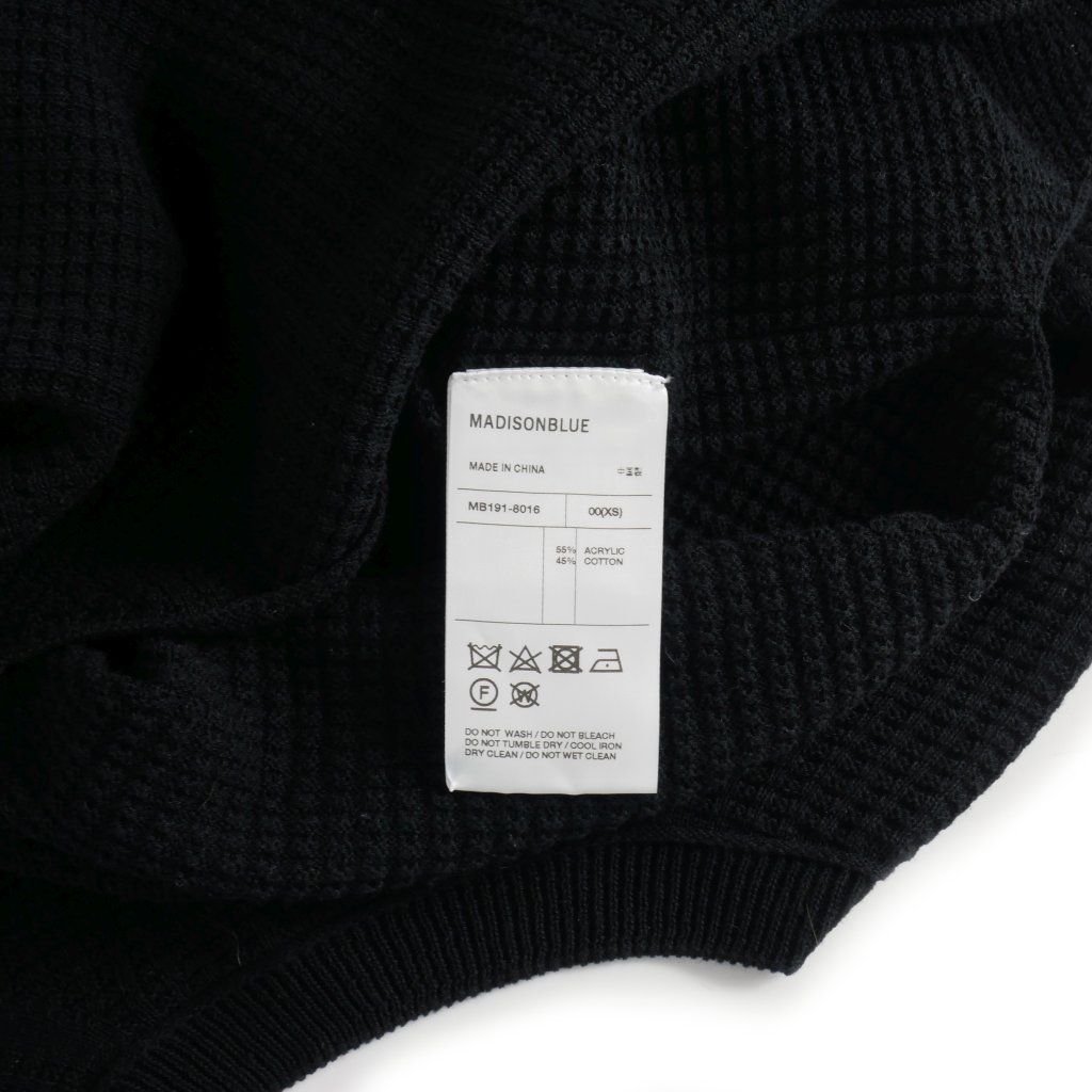 マディソンブルー MADISONBLUE BASE BALL WAFFLE TEE ワッフル  