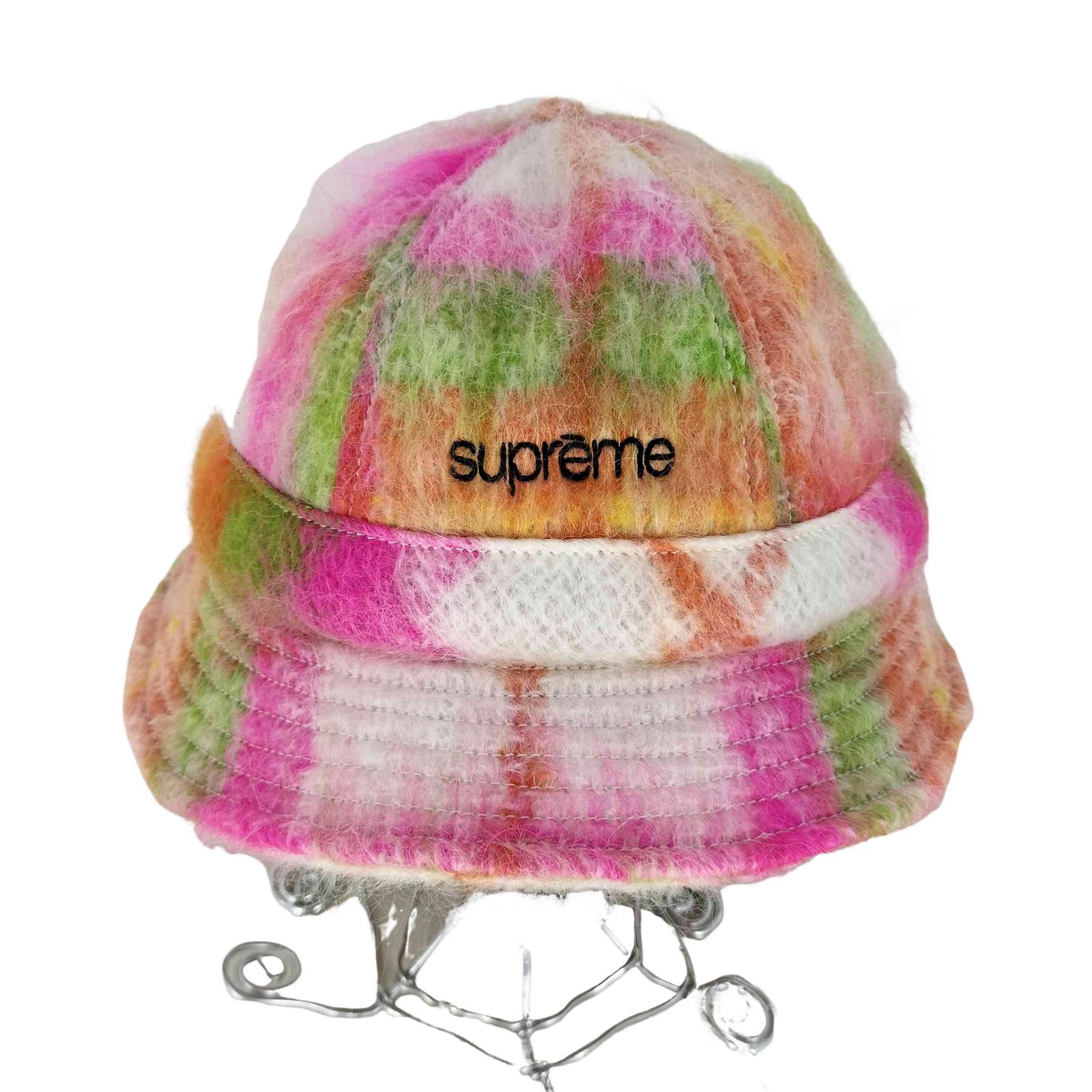 シュプリーム Supreme 25SS Mohair Plaid Bell Hat メンズ