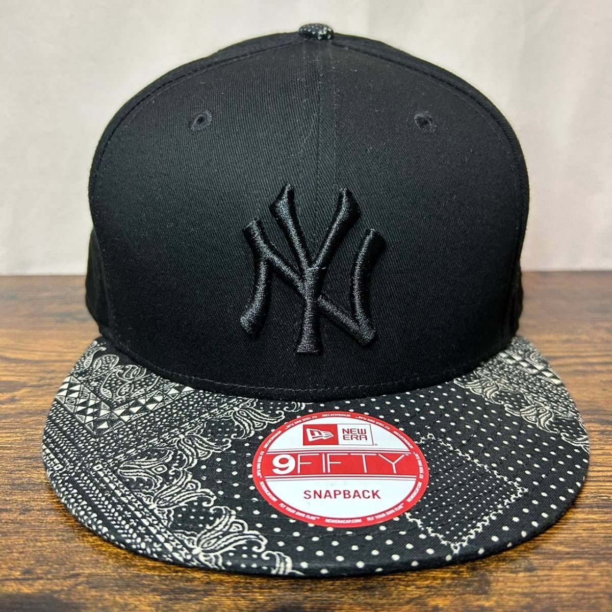 L-71 ニューエラ NY・9FIFTY ヤンキース バンダナ柄 激レア1730 - Ref