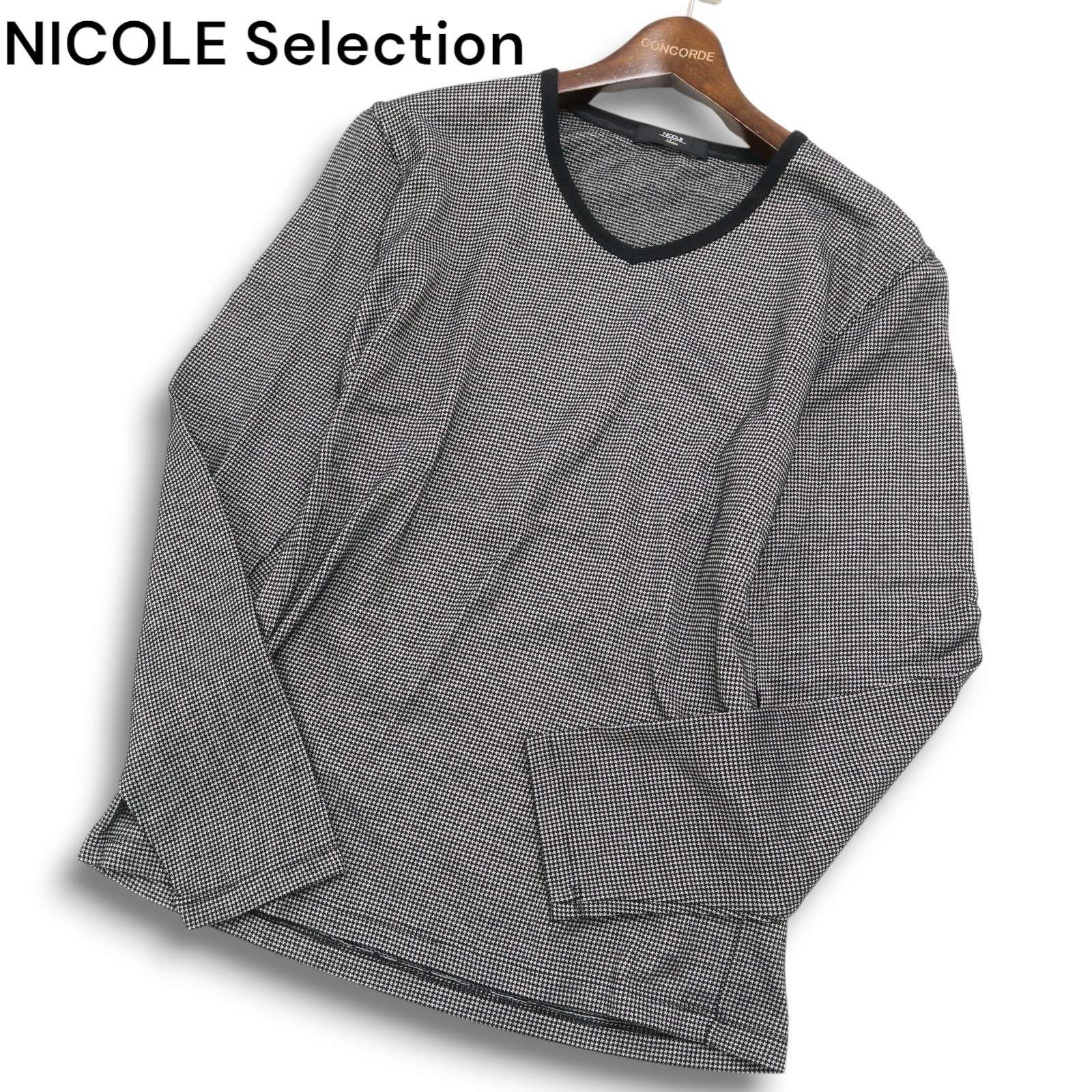 ニコル NICOLE Selection ロンT シャツ Vネック nicole ロンTの通販