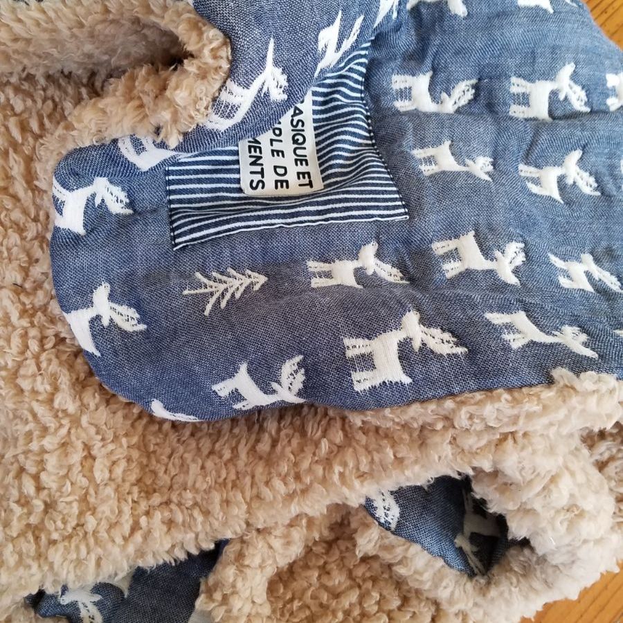 FUWARAトナカイ×プードルファー☆ボアケット FUWARAトナカイさん×プードルボアケット☆ハンドメイド - メルカリ