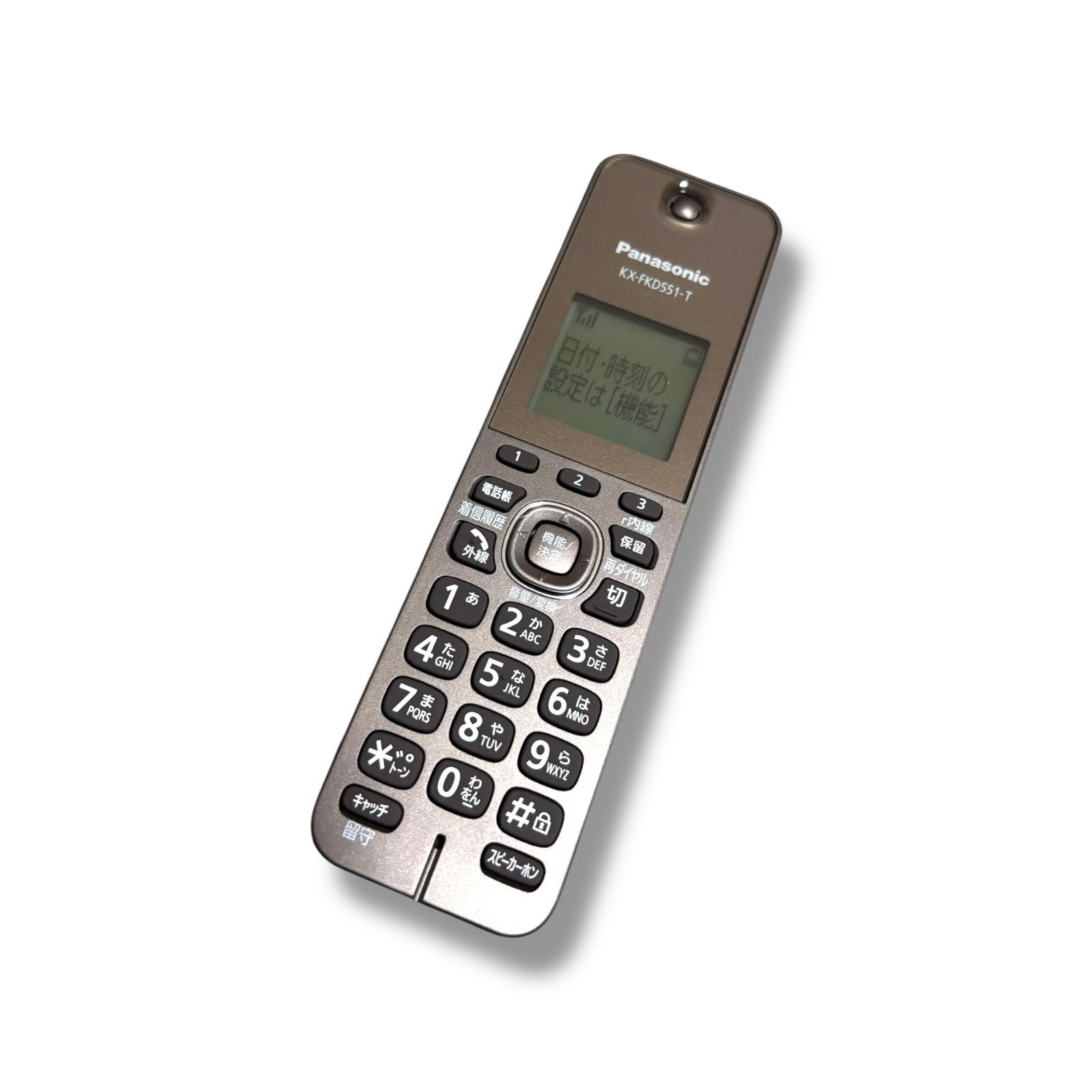 管理番号2303】 パナソニック デジタルコードレス電話機 VE-GDS18DL-T 
