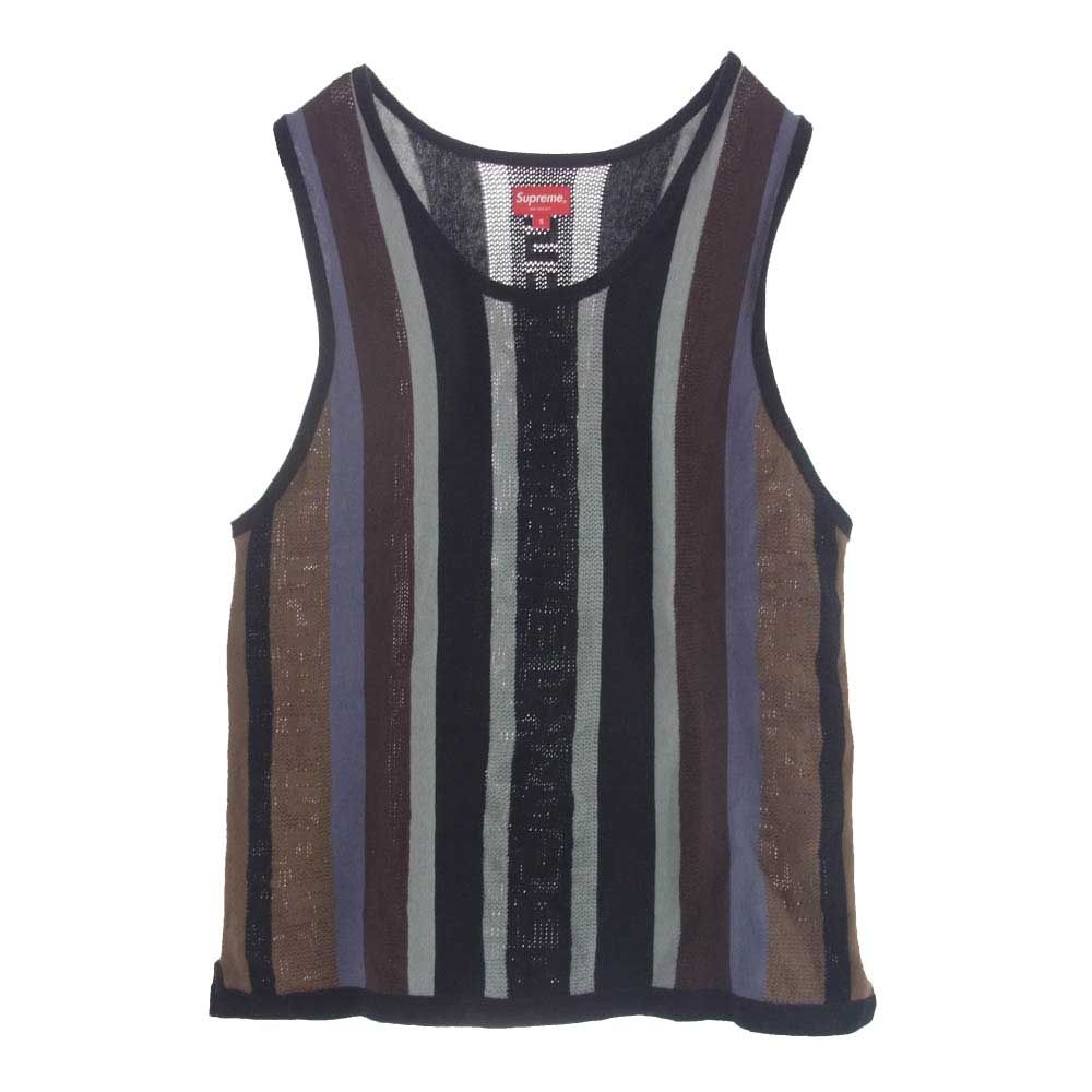 Supreme シュプリーム 23SS knit stripe tank top ニット ストライプ 