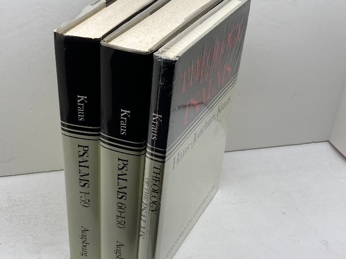 洋書 ハンス ヨアヒム クラウス３冊セット Psalms 1-59 60-150 Theology of the Kraus Hans-Joachim Fortress Pr