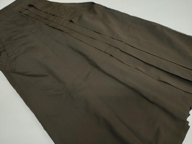 平和屋着物●男性 馬乗り袴 縞 正絹 DAAY5376ud