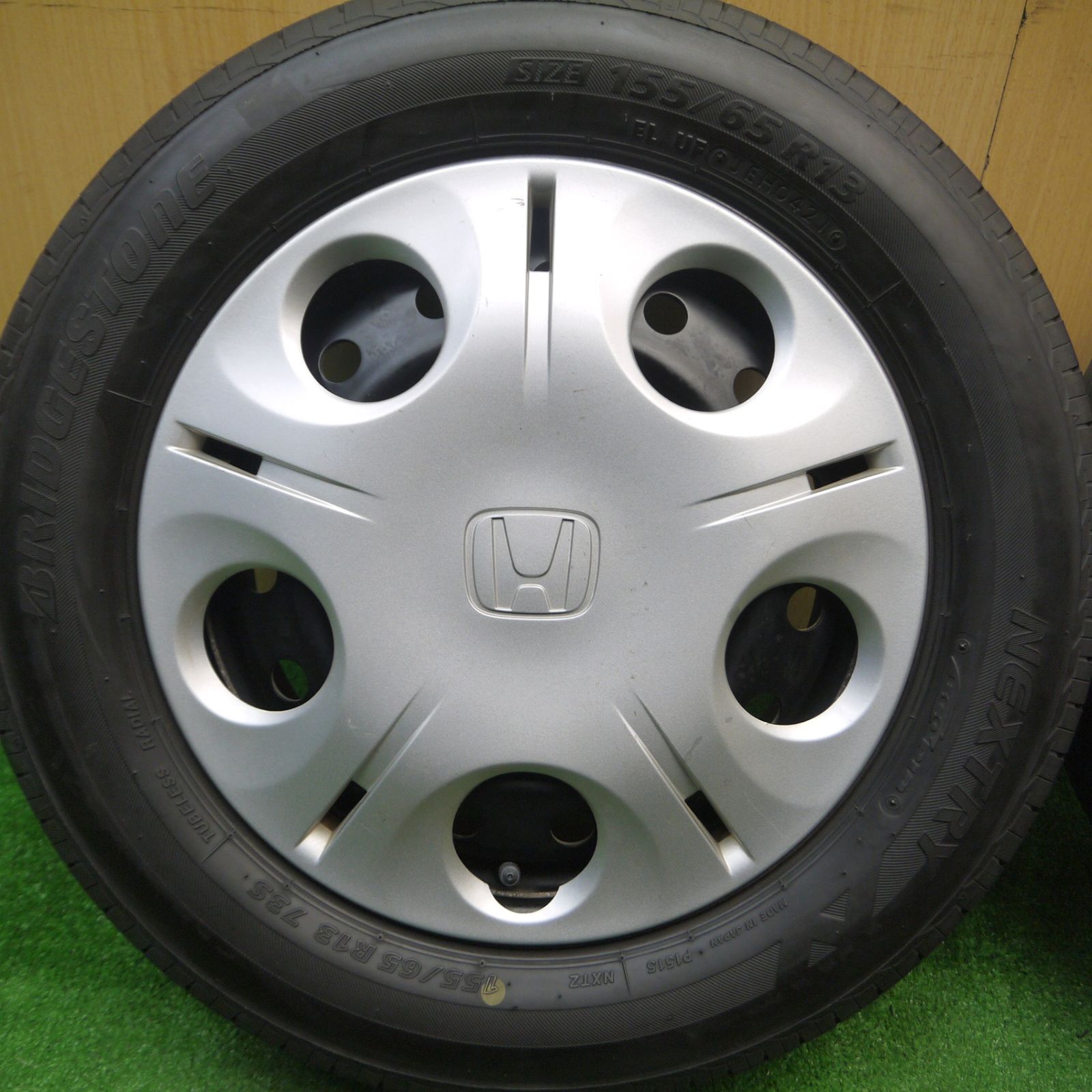 送料無料] 4本価格！21年☆ホンダ ライフ 純正 スチール 155/65R13 