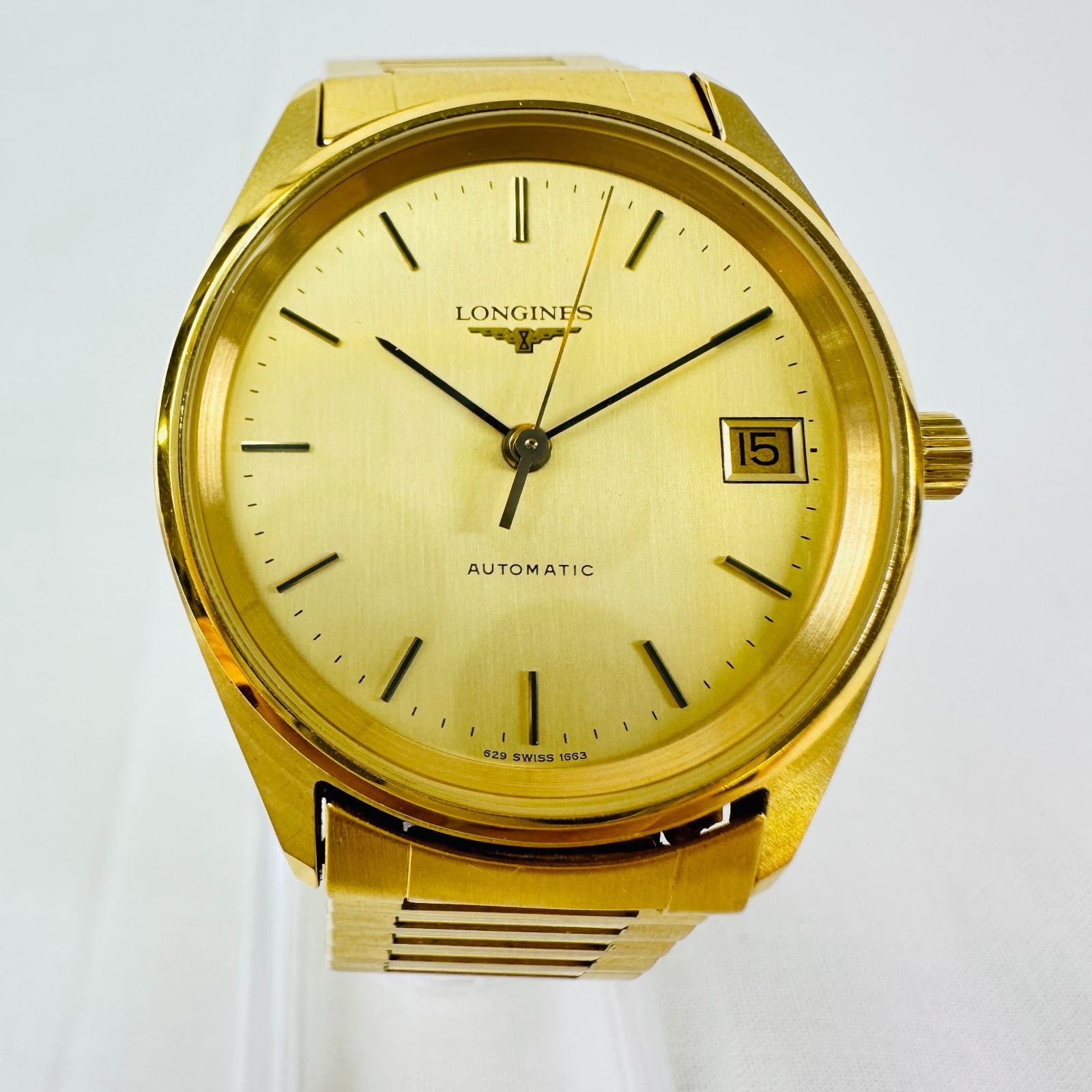 2610-300-20 本物保証 正常可動 LONGINES ロンジン 腕時計 時計 メンズ 自動巻き ゴールド ステンレス