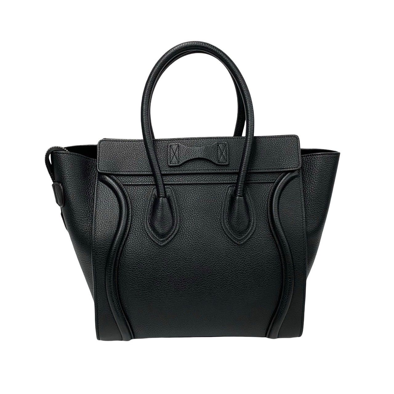 ほぼ未使用 保存袋付 CELINE セリーヌ ラゲージ マイクロショッパー 