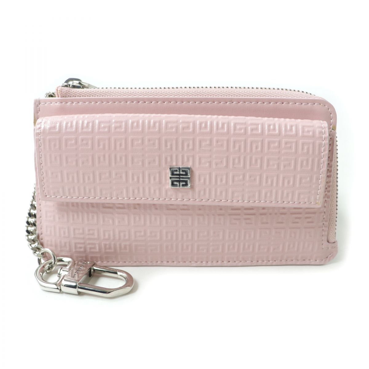 美品✨GIVENCHY 4G エンブレム エンボス 二つ折り 札入れ カード入れ GIVENCHY ジバンシー 財布 二つ折り財布 メンズ 本革 ブランド