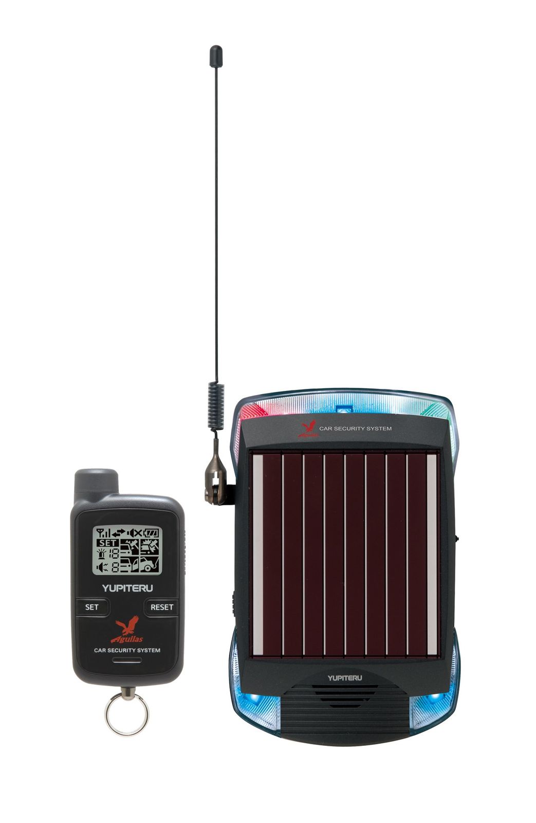 ユピテル Aguilas 工具不要 簡単取付ソーラー充電対応 リモコン付属カーセキュリティ VE-S37RS
