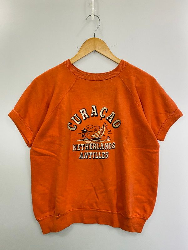 CURACAO キュラソー 60S CURACAO S S SWEATSHIRT 60年代 キュラソー 半袖 スウェット シャツ 半袖 トレーナー プリントＴシャツ 146-250616-em-35-min