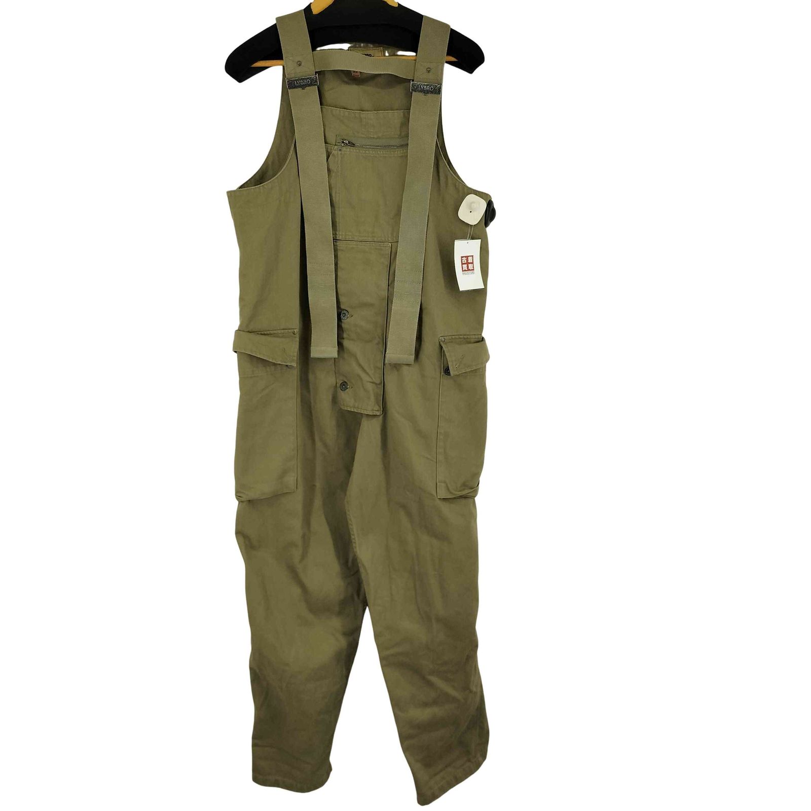 ナイジェルケーボン NIGEL CABOURN LYBRO WORKBENCH DUNGAREE メンズ 52
