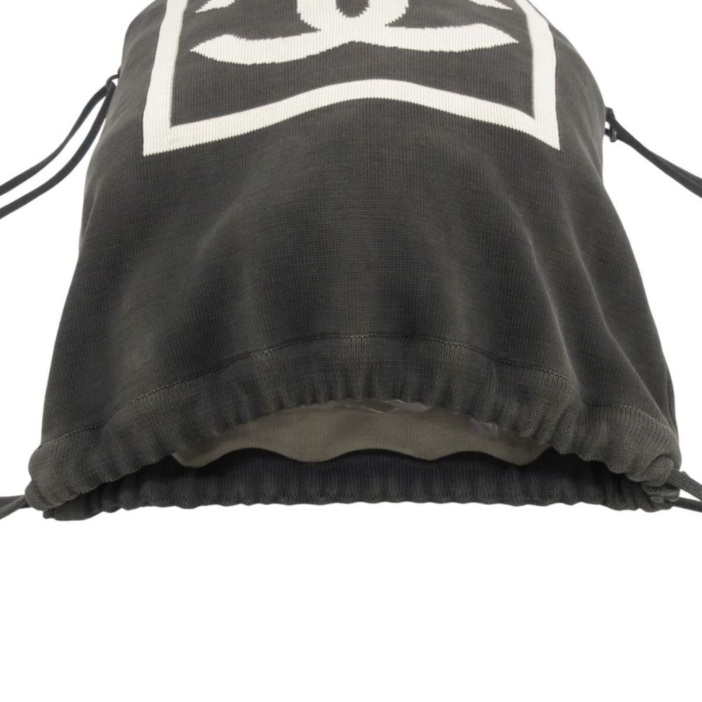 CHANEL シャネル スポーツ コットン ドロスト ナップサック リュック