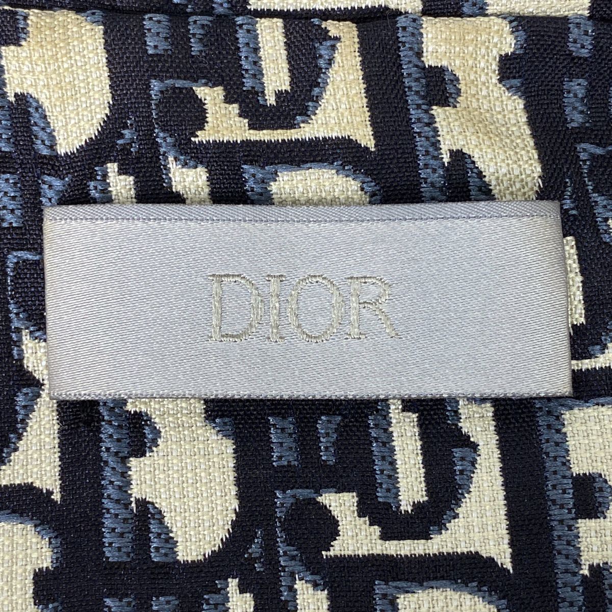 ディオール Dior トロッター柄 ハーフジップ プルオーバー ロゴ