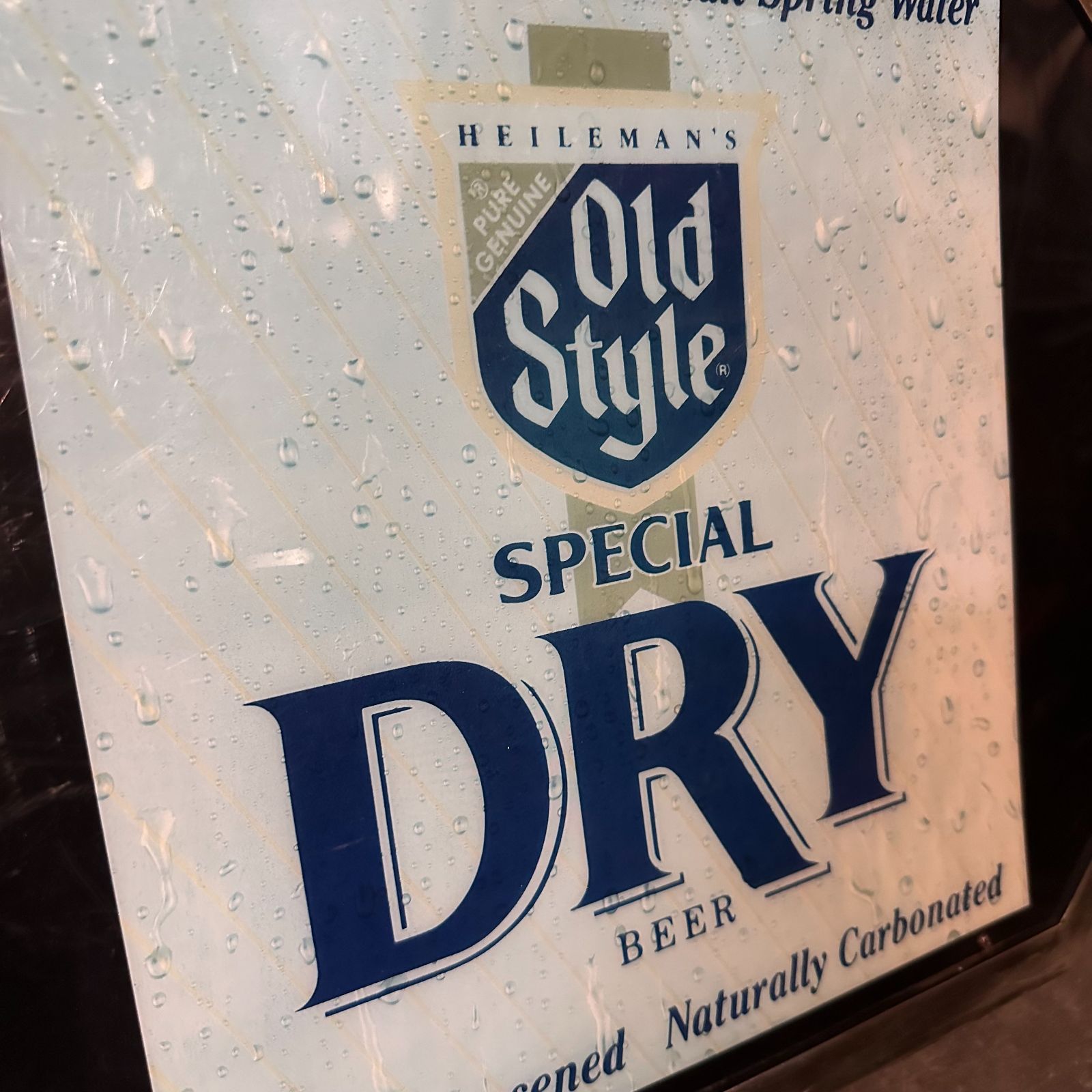 Old Style Special Dry Beer（オールドスタイル）の電飾看板（ライト