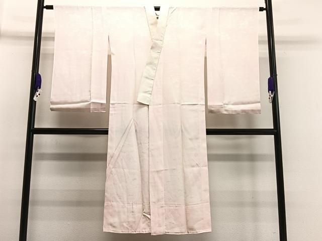 夏物 ロング 絽 白地 長襦袢 半衿付 正絹 未使用～165cm Jｓ687 正絹 未使用 絽 夏用 長襦袢 夏物 ロング 絽 白地 長襦袢 半衿付