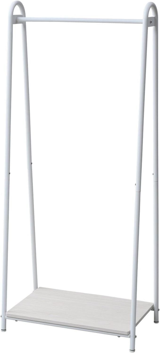 ハンガーラック 山善 ハンガーラック 幅66×奥行39.5×高さ151cm A型タイプ 棚板