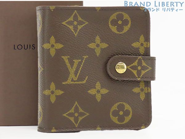 未使用】ルイヴィトン LOUIS VUITTON モノグラム コンパクトジップ  