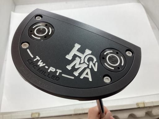 本間ゴルフ TOUR WORLD TW-PT マレット センター 33インチ パター PT スチール フレックスその他 メンズ 男性用 右利き 右用 Bランク ゴルフクラブ