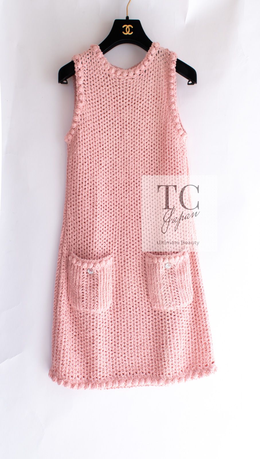 シャネル ワンピース CHANEL プリティ ピンク コットン サマー