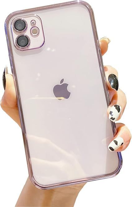 VIVINN iPhone13 ケース クリア カメラレンズ保護 ソフトケース iPhone13 ケース キラキラ シンプル 光沢 透明 クリアケース アイフォン 13ケース 人気 大人 個性的 ストラップホール付き 超軽量 薄