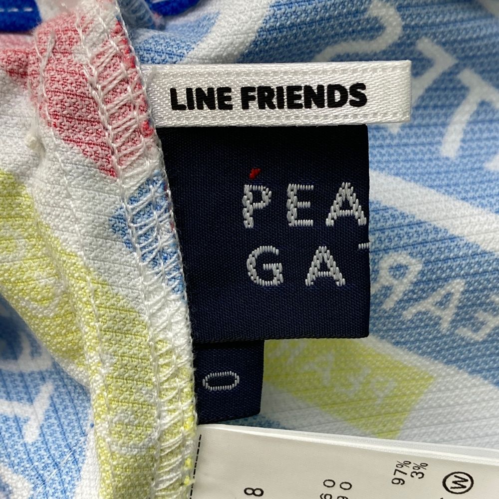 サイズ：0 PEARLY GATES パーリーゲイツ ×LINE FRIENDS ストレッチ スカート 総柄 ブルー系 [240101489245] ゴルフウェア レディース ストスト サイズ：0 PEARLY GATES パーリーゲイツ ×LINE FRIENDS
