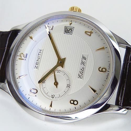 中古ゼニス【ZENITH】 01.1125.650 クラスエリート HW シルバー 手巻 ...