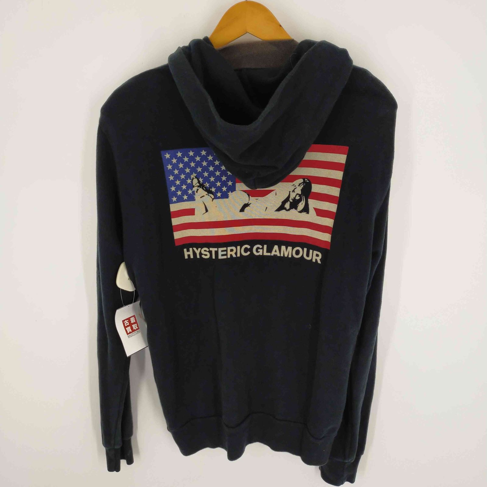 Hysteric Glamour　パーカー　ヒスガール　星条旗 ヒステリックグラマー HYSTERIC GLAMOUR ヒスガール 星条旗 染