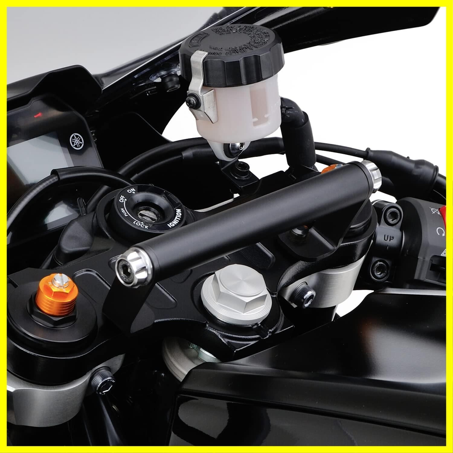 JET ナンバープレート枠 中型用 20mm角 ABSメッキ [501162]