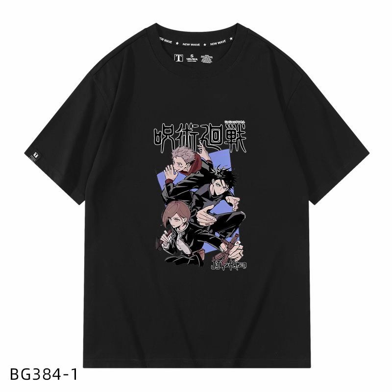 アニメキャラクター プリント Tシャツ 黒 アニメキャラ プリントTシャツ - メルカリ