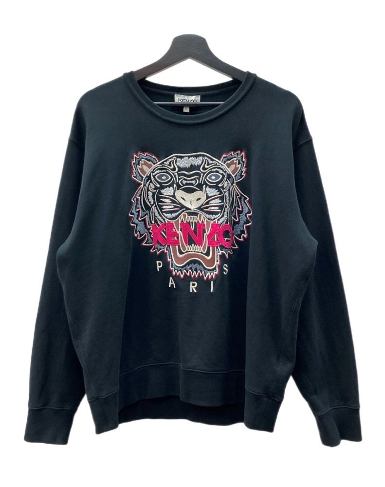 kenzo ケンゾー 虎の刺繍トレーナー！ スウェット tigerの通販