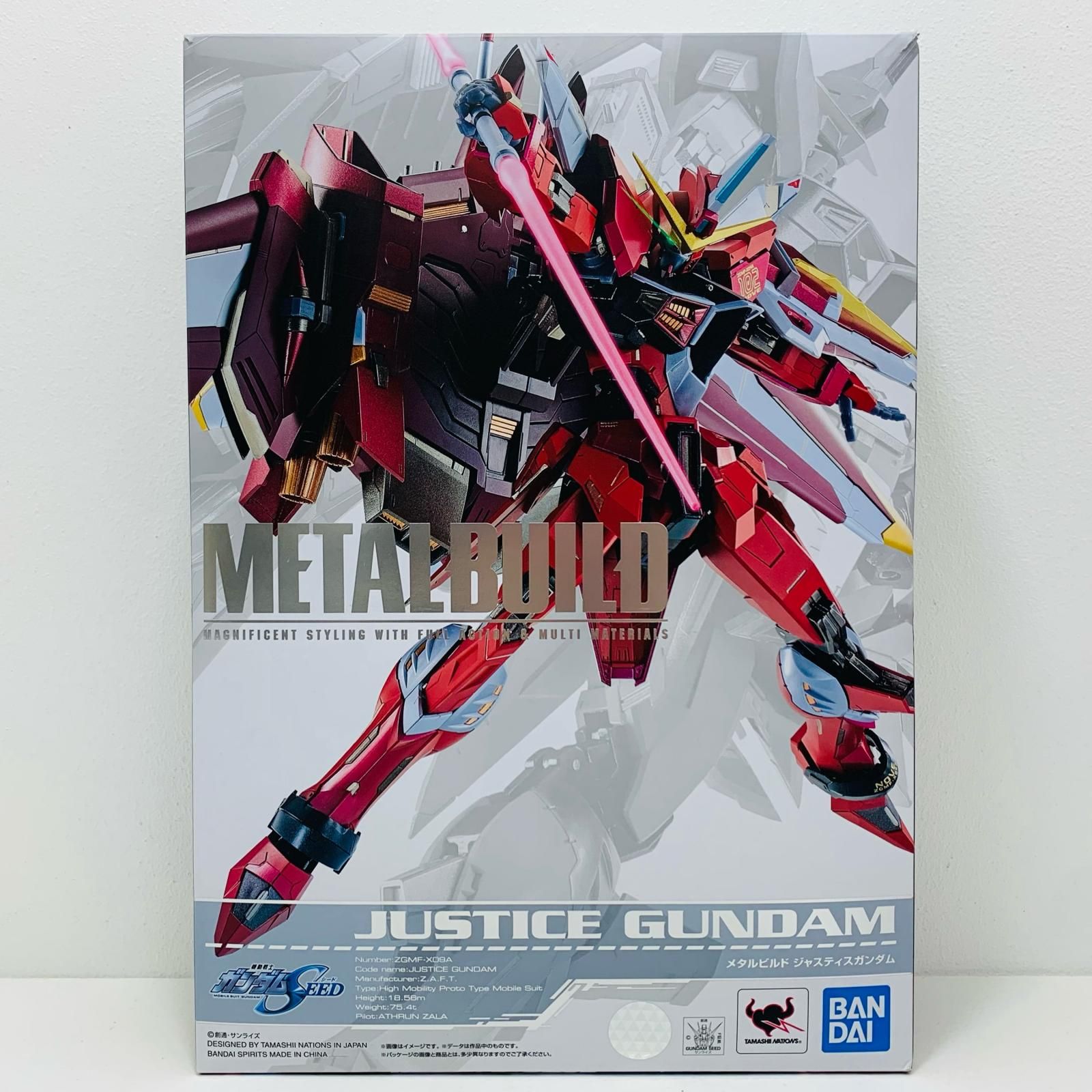 ✟ 飾磨店 フィギュア 機動戦士ガンダムSEED ジャスティスガンダム METALBUILD 715