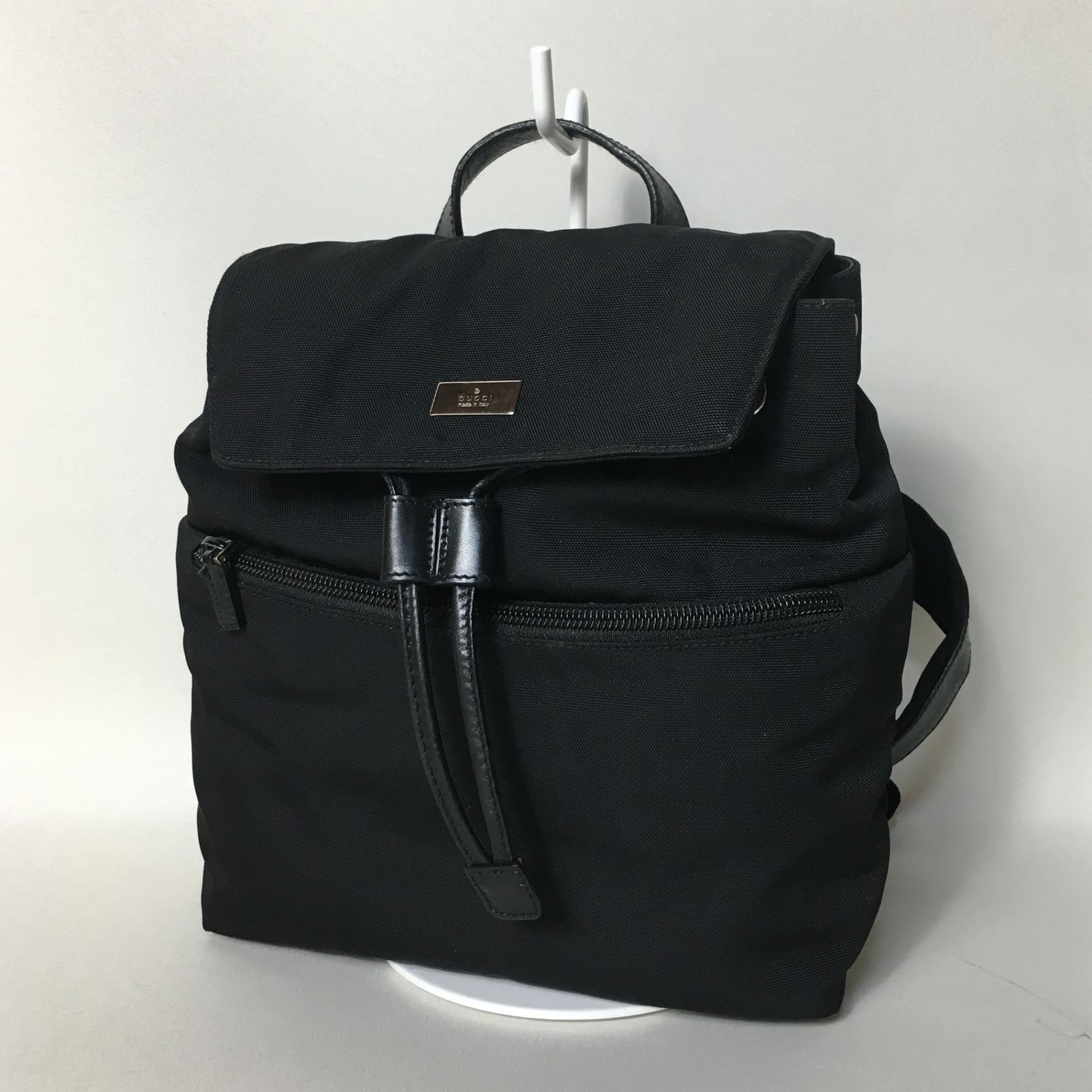 2504-140|美品|グッチ リュックサック ブラック 2504-140|美品|グッチ リュックサック ブラック - メルカリ