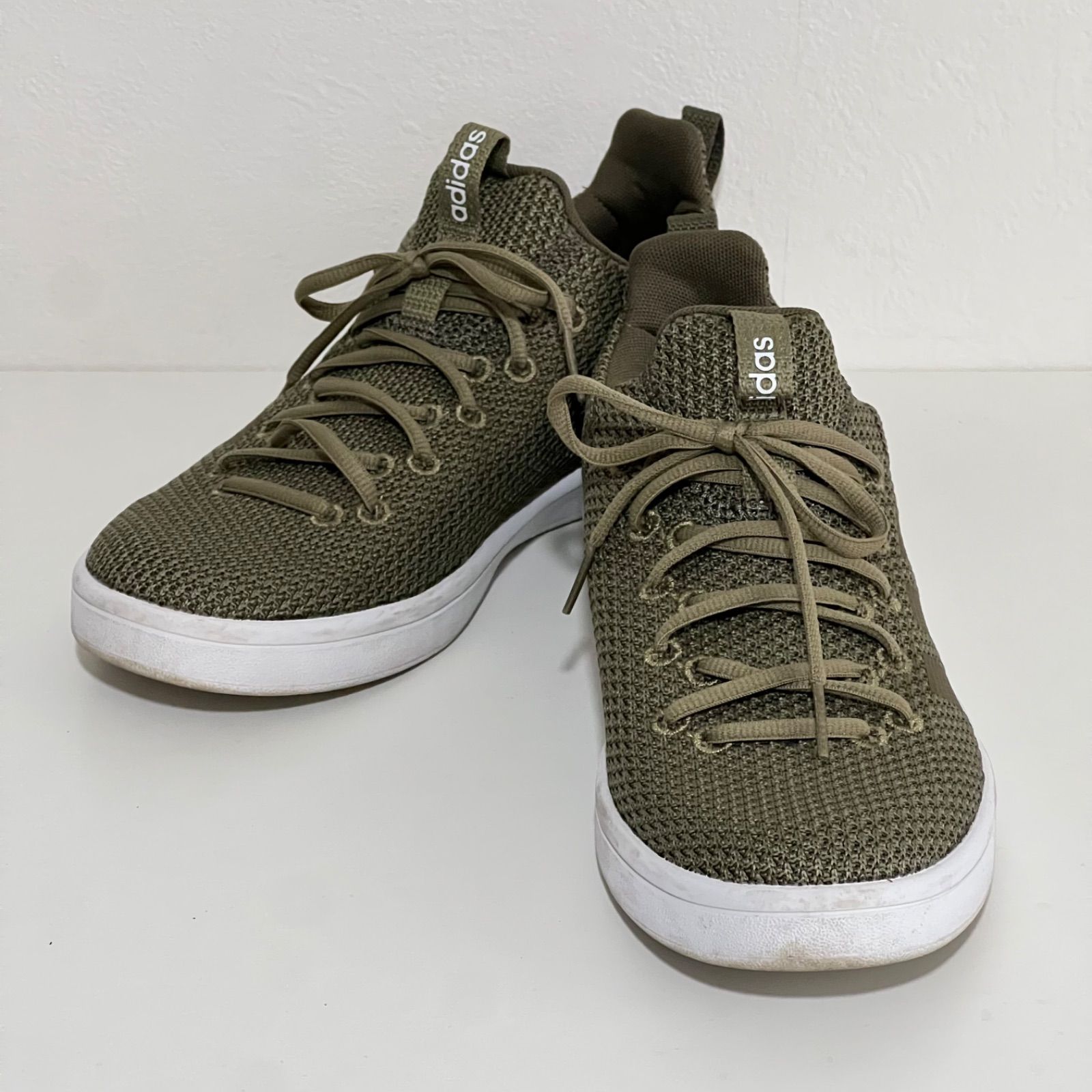 Z1183 adidas アディダス スニーカー メッシュ スポーツ カーキ ユニセックス  25.0サイズ