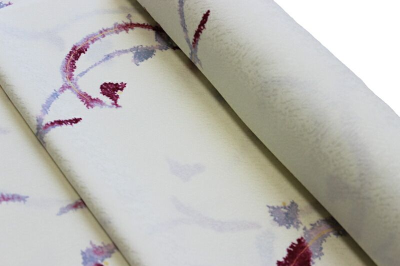 東レシルック 奏美 小紋柄反物-No.203【森荷葉 プロデュース/地色