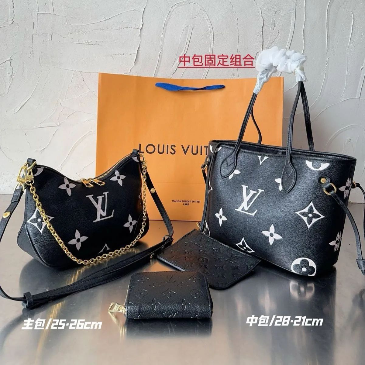 LOUIS VUITTON ルイヴィトン 大容量 トートバッグで ショルダーバッグ ハンドバッグ 3点セットです - メルカリ