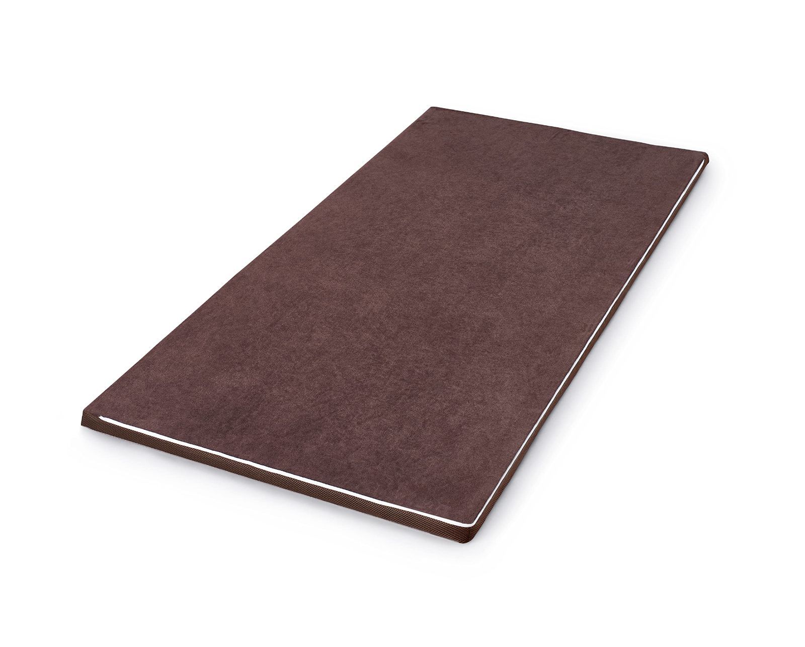 アイリスオーヤマ もっちり低反発マットレス 厚さ4cm 高密度ウレタン45D やわらか65N 復元率98 メッシュ側生地 ムレにくい凹凸プロファイル加工 洗えるリバーシブルカバー付き らくらく設置 圧縮梱包でお届け ダブル ブラウン ベージュ