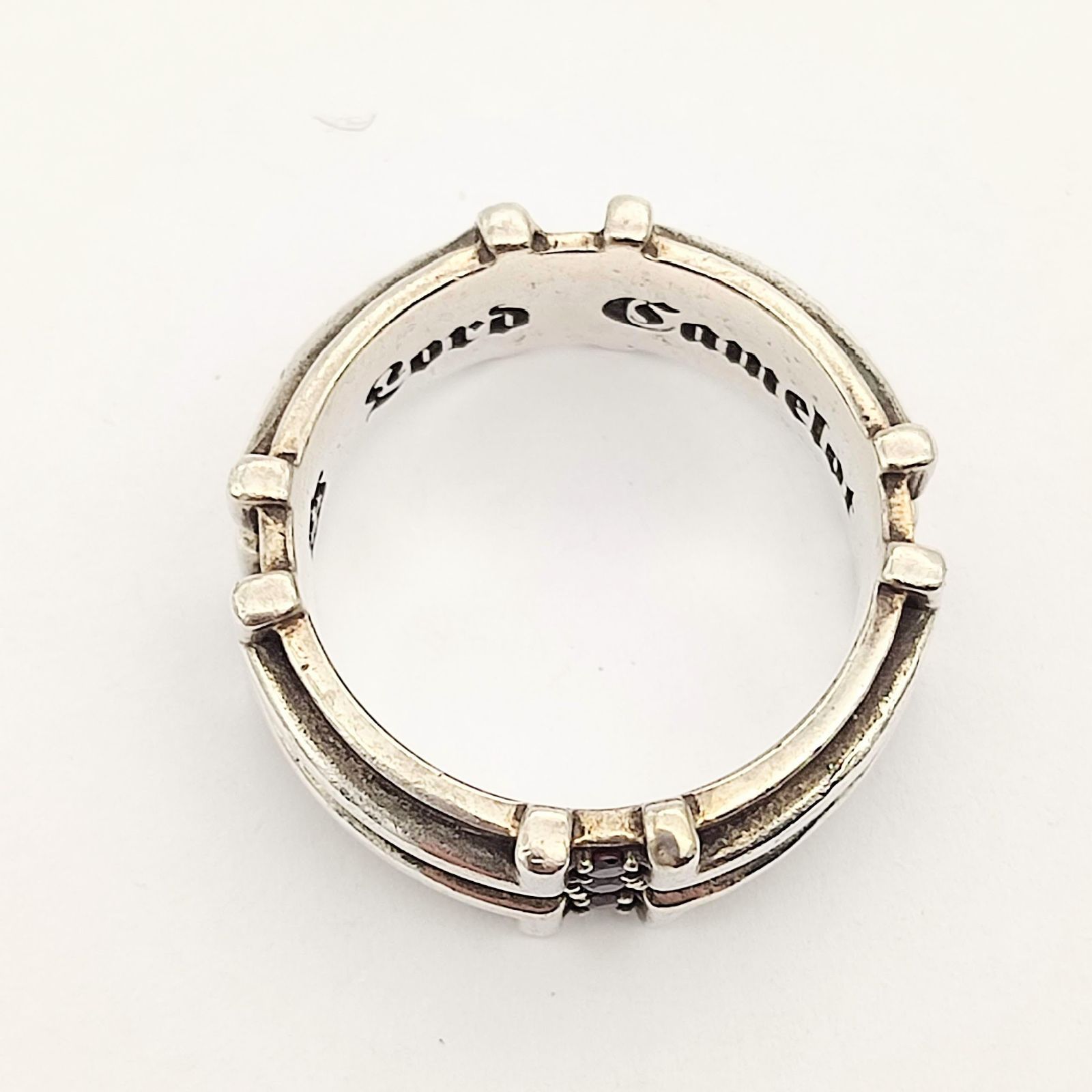 美品】Lord Camelot ロードキャメロット LC 690 GNT クロスデザインリング ガーネット SILVER シルバー925 19号 -  メルカリ