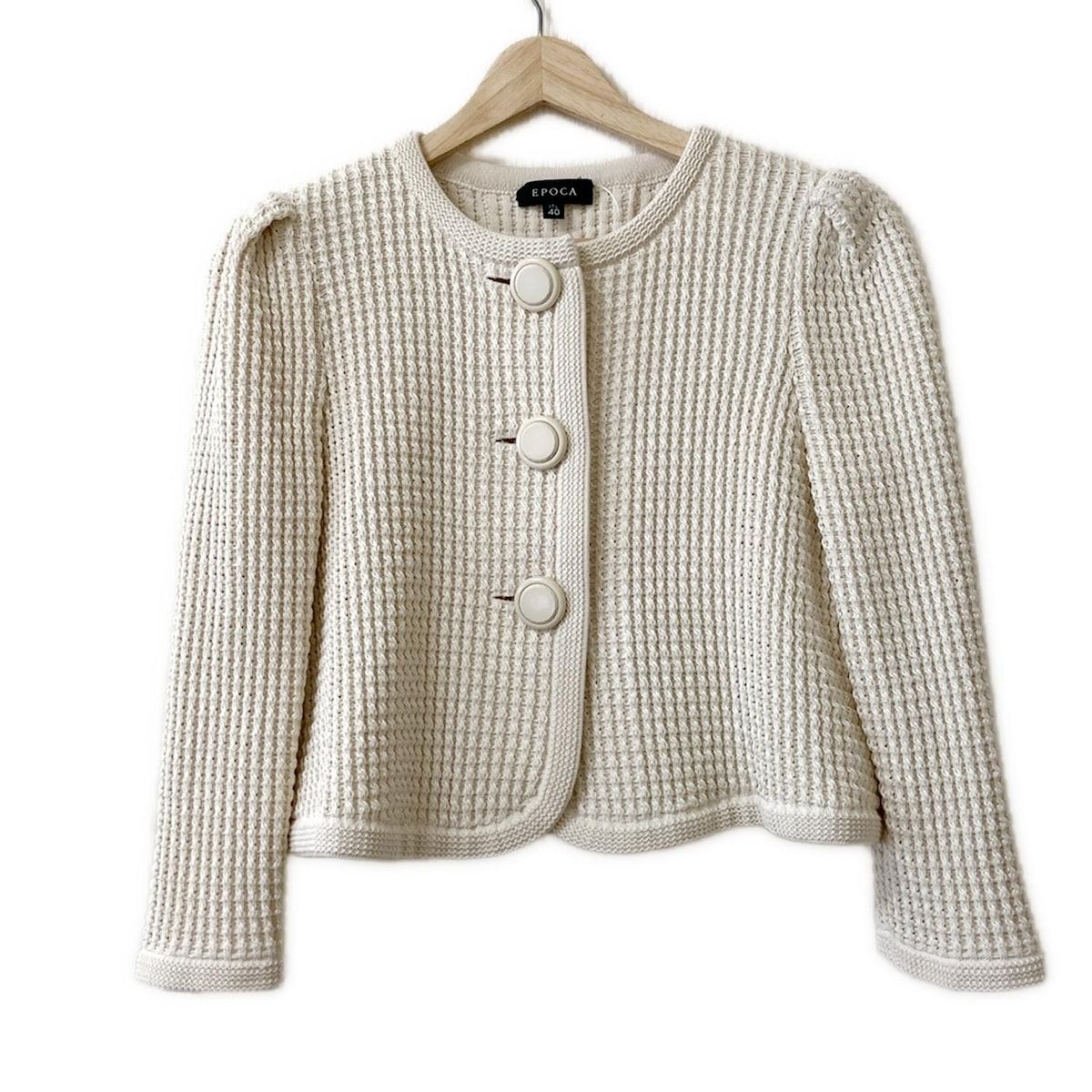 エポカ EPOCA STORIA ウール ロングカーデ ピンク40 エポカ EPOCARTORIA ウール ロングカーデ ピンク40 EPOCA(エポカ