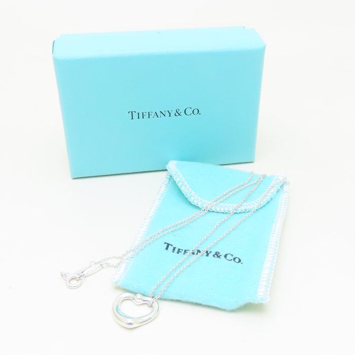 TIFFANY&Co. ティファニー オープンハート ネックレス 16mm