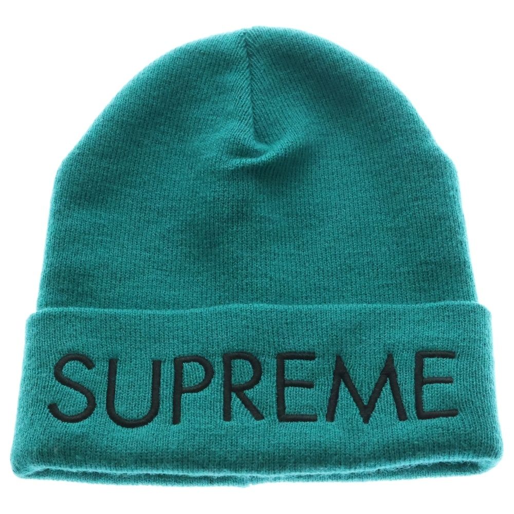 SUPREME (シュプリーム) 22AW Capital Beanie ロゴ刺繍 ニット