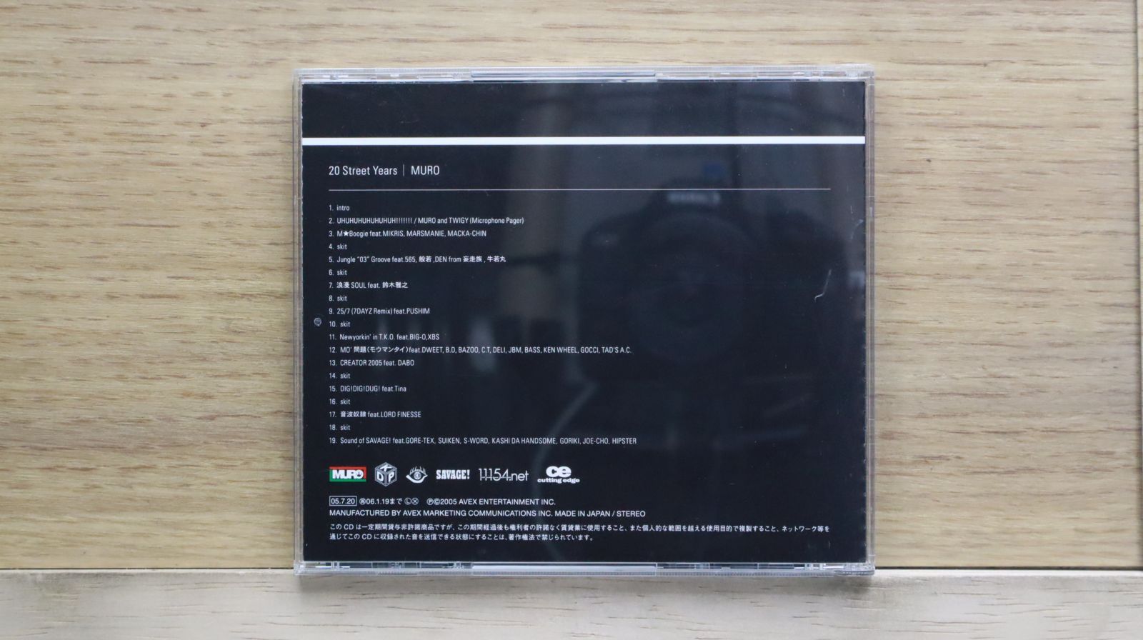国内盤CD☆/MURO feat.NIPPS□ 20 STREET YEARS 【CTCR14413