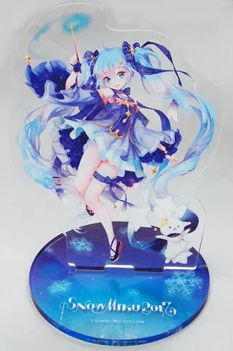 中古】アクリルスタンド・アクリルパネル 雪ミク2017 ビッグ 中古】アクリルスタンド・アクリルパネル 雪ミク2017 ビッグ